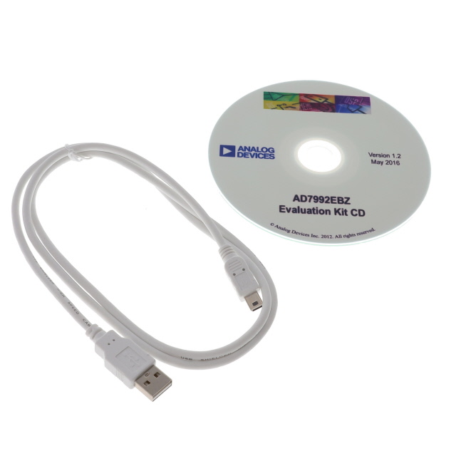 EVAL-AD7992EBZ Analog Devices Inc.  Cartes d'évaluation - Convertisseurs analogique-numérique (CAN)